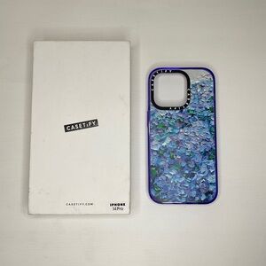 Casetify iPhone 14 Pro - Nantucket Blue Hydrangeas